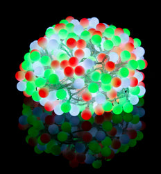 LED Frosted Ball Lights 400 Asst