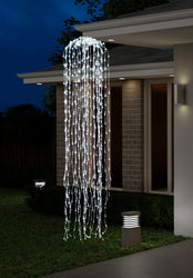 LED Metallic Waterfall Lights 180cm Asst