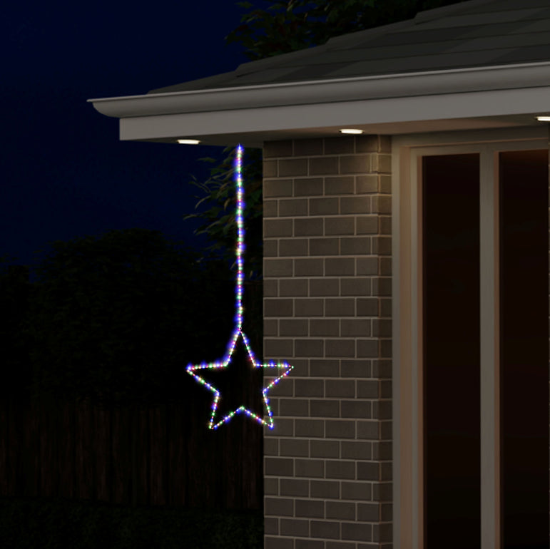 160 Micro LED Strand Star 155x58cm Asst