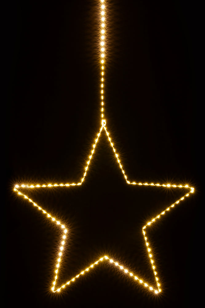160 Micro LED Strand Star 155x58cm Asst