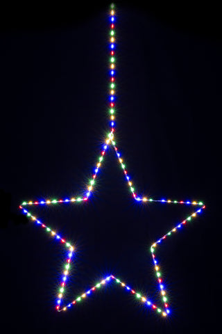 160 Micro LED Strand Star 155x58cm Asst