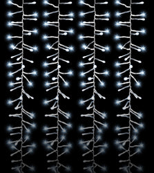 LED Cluster Crazy 100% Twinkle 6M Chain or 360m Curtain