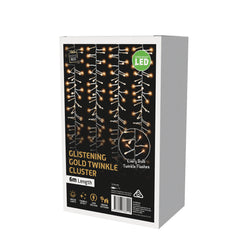 LED Cluster Crazy 100% Twinkle 6M Chain or 360m Curtain