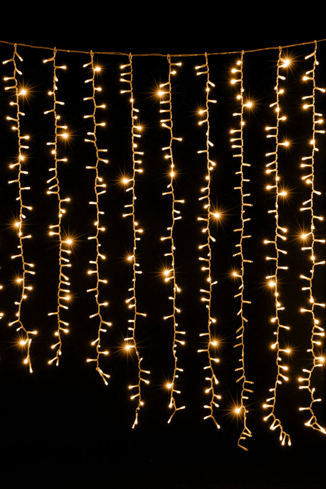 LED Cluster Crazy 100% Twinkle 6M Chain or 360m Curtain