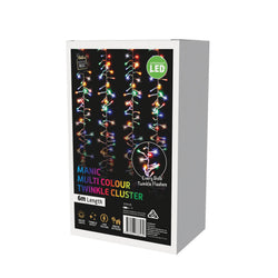 LED Cluster Crazy 100% Twinkle 6M Chain or 360m Curtain