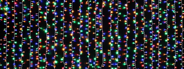 LED Cluster Crazy 100% Twinkle 6M Chain or 360m Curtain