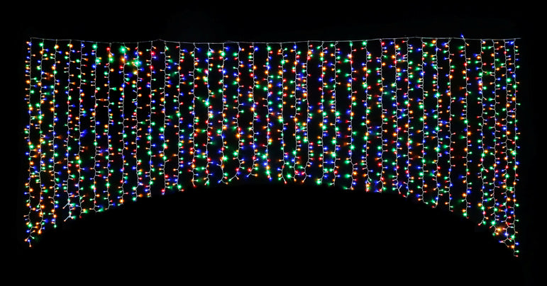 LED Cluster Crazy 100% Twinkle 6M Chain or 360m Curtain
