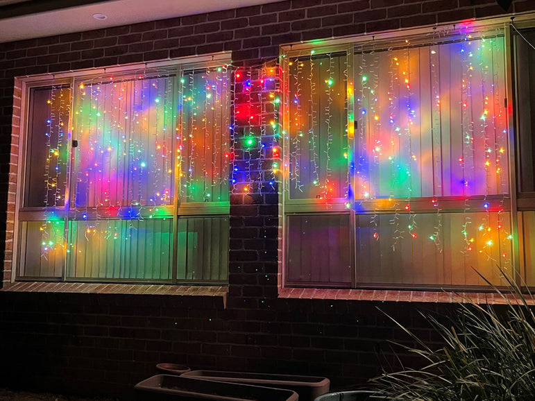 LED Cluster Crazy 100% Twinkle 6M Chain or 360m Curtain