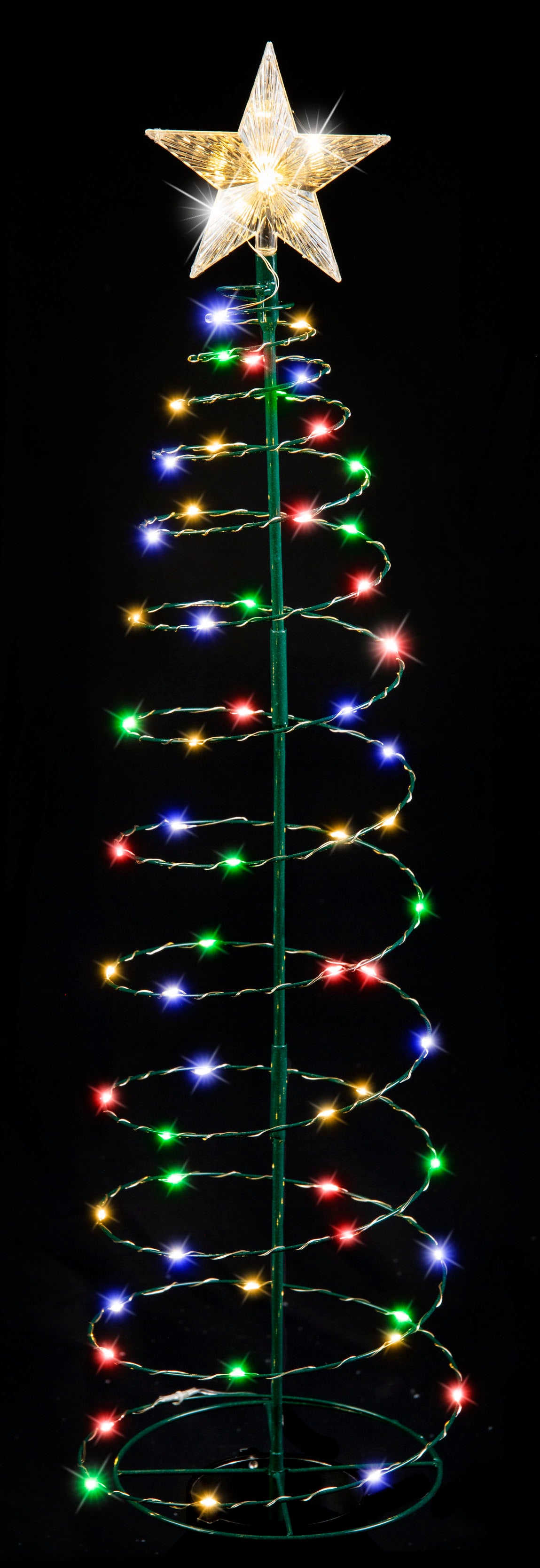 Solar Spiral Tree Stake Light 95cm Asst