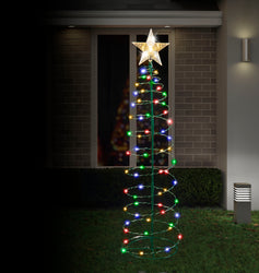 Solar Spiral Tree Stake Light 95cm Asst