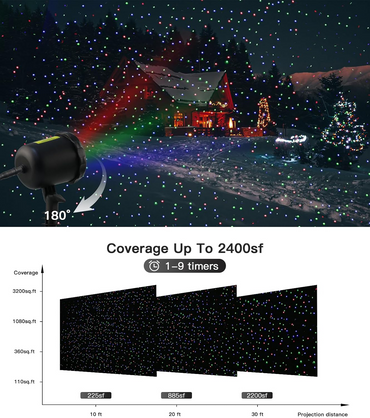 Laser RGB Dots Motion-remote-control