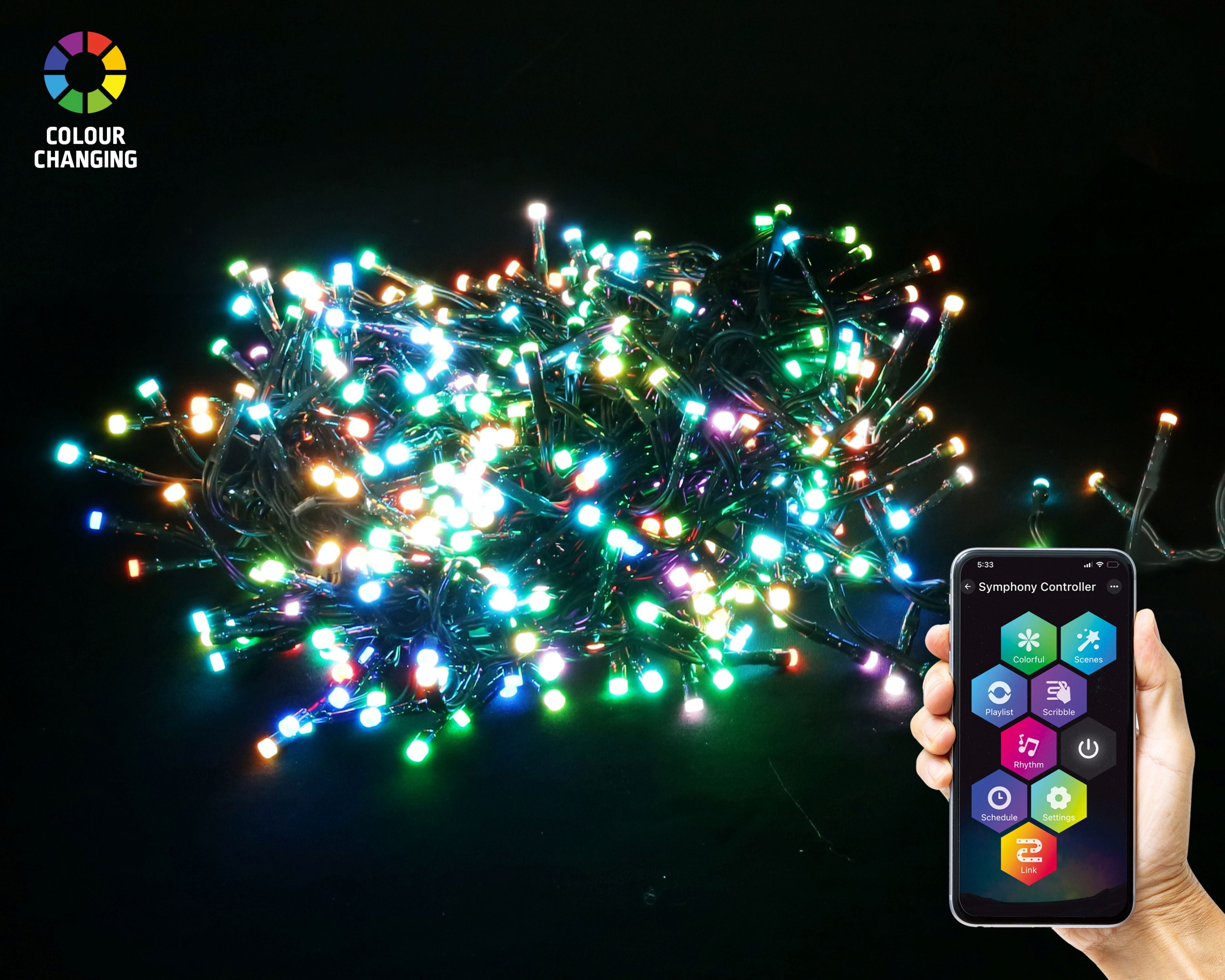 App Lightshow LED Cluster Lights 500
