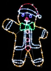 LED Ropelight Gingerbread Man 101 cm