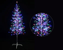 LED Metallic Starburst Tree 180cm Twinkle Multi