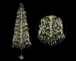 LED Starry Baubles/Bells Tree 150cm Asst