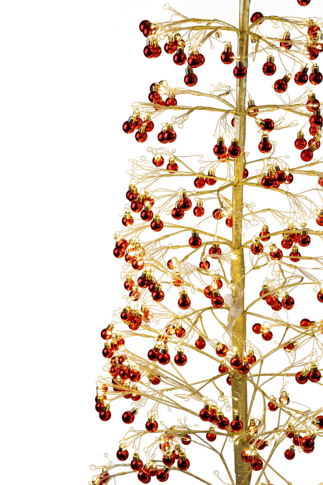 LED Starry Baubles/Bells Tree 150cm Asst