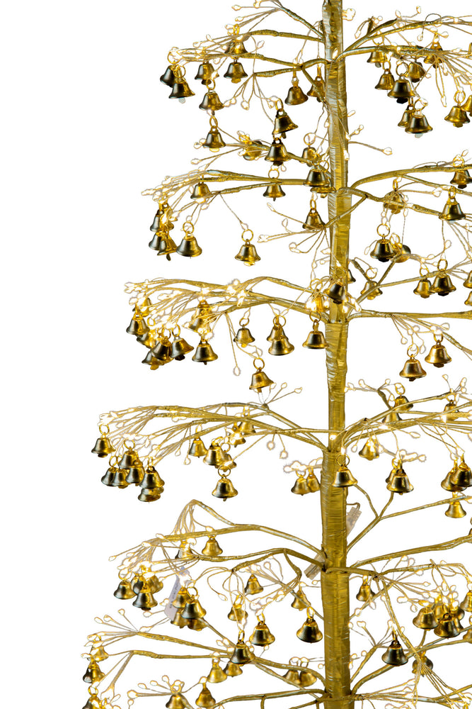 LED Starry Baubles/Bells Tree 150cm Asst