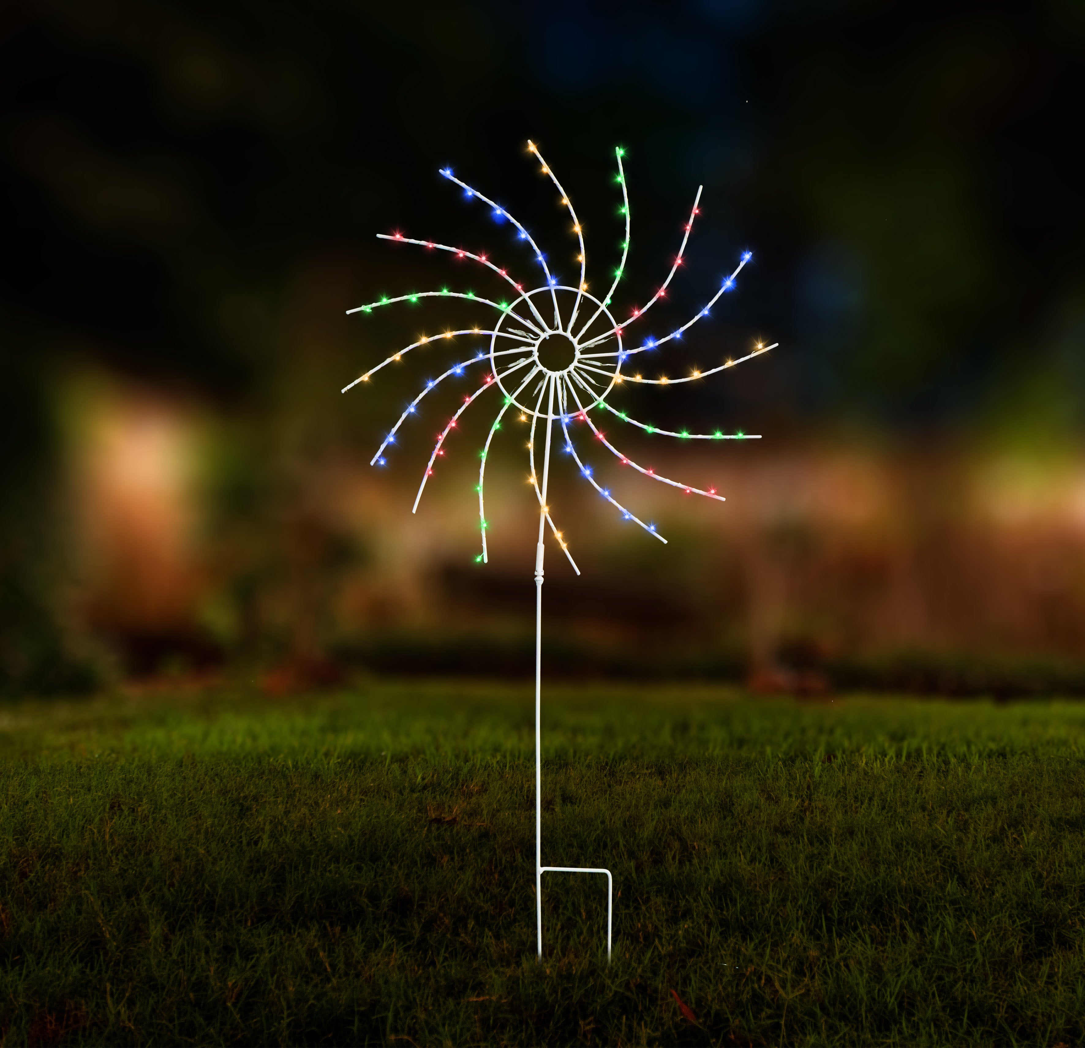 Solar Micro Wire Spinner Path Light 100cm