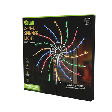 Solar Micro Wire Spinner Path Light 100cm