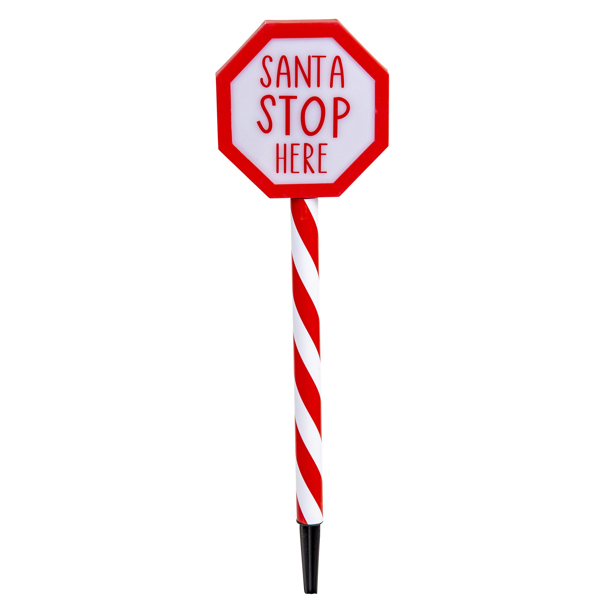 Santa Stop Here Stake (50cm)