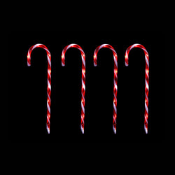 Candy Cane Stake (4pk Timer)