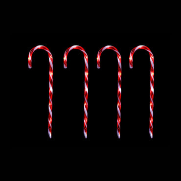 Candy Cane Stake (4pk Timer)