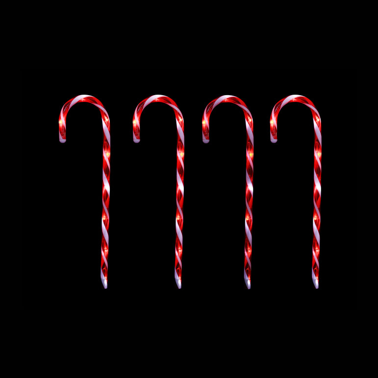 Candy Cane Stake (4pk Timer)