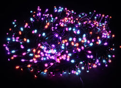 600 LED Fairy Lights Asst Colours
