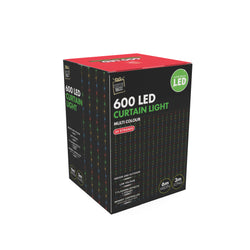 LED Curtain Light 6m 600 Flash Christmas