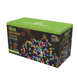 Solar LED Fairy Lights 240 5 Asst colours