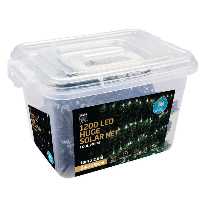 10m Huge Solar NET Lights (1200)