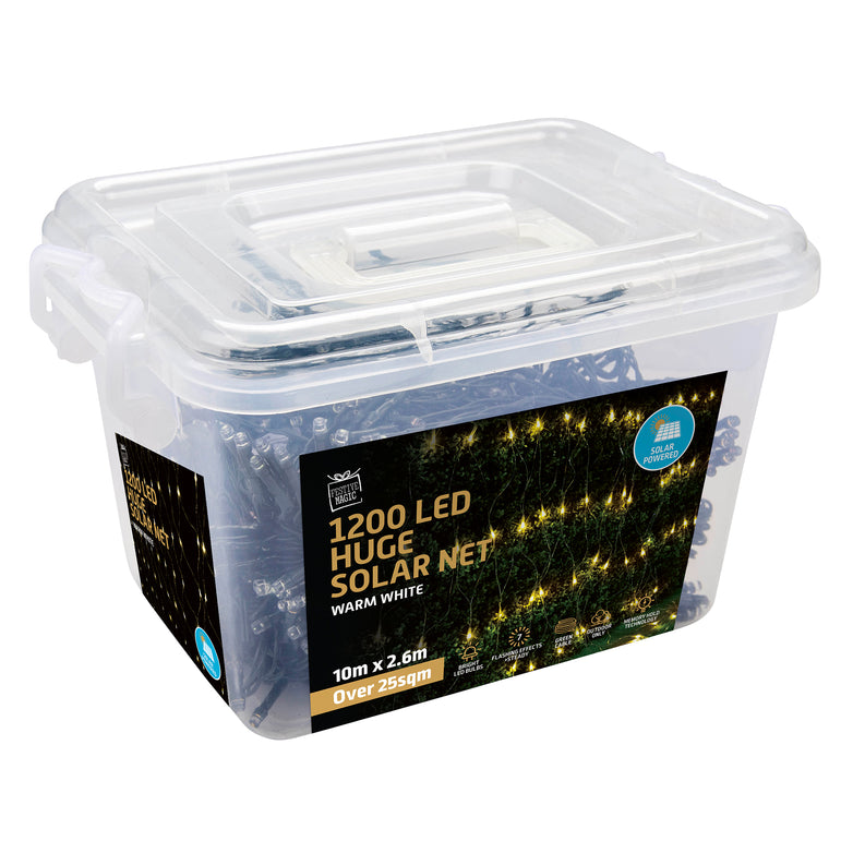 10m Huge Solar NET Lights (1200)