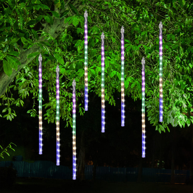 Solar Rainfall Tube Lights (8pk)