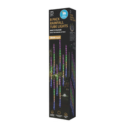 Solar Rainfall Tube Lights (8pk)