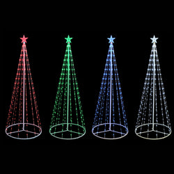 RGB Lightshow Flexi Strand Tree (2.1m)