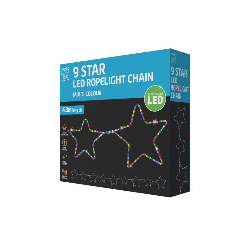 LED Ropelight Big Star Chain