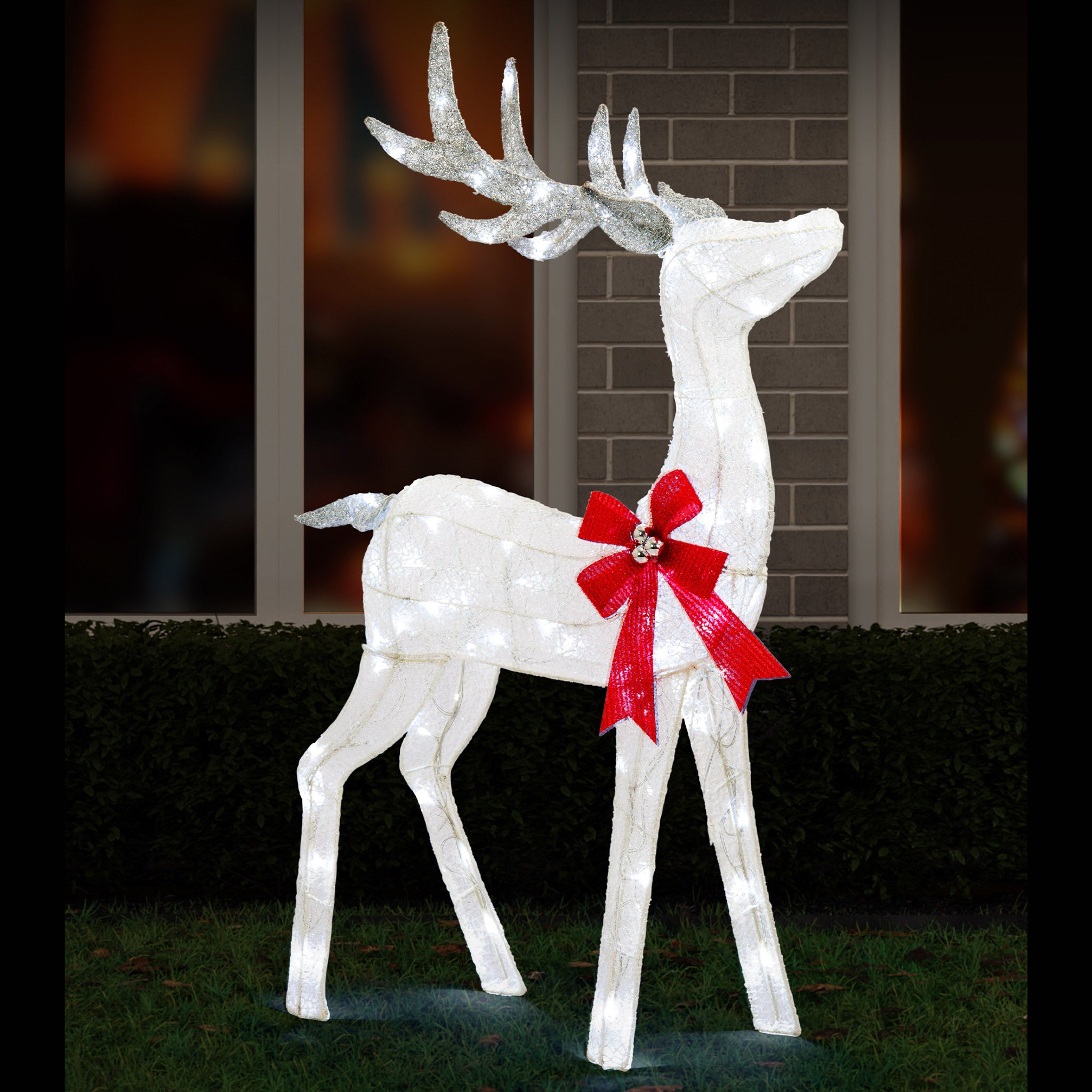 LED Glitter Thread Reindeer (120cm)