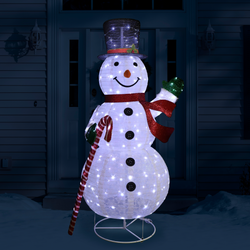 LED Pop Up Snowman (150cm)