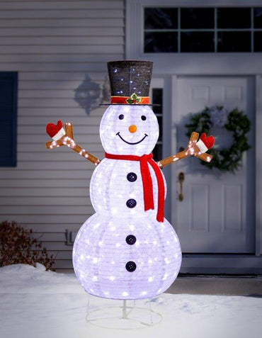 LED Pop Up Snowman 180cm