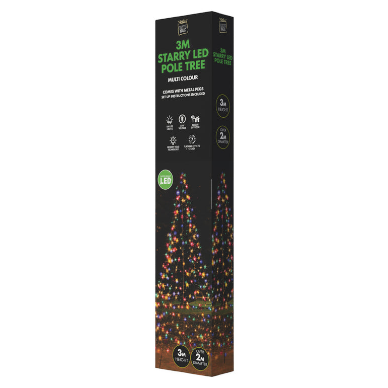 Starry LED Pole Tree (3m)