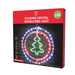 LED Crystal Rings 4 Asst Motif