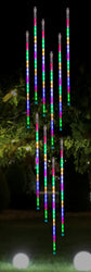 LED Auto Digital Waterfall Melting Tubes 20pk 50cm White / Multicolour