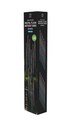 LED Auto Digital Waterfall Melting Tubes 20pk 50cm White / Multicolour