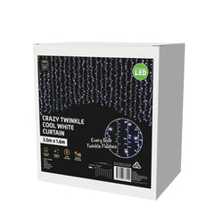 LED Cluster Crazy 100% Twinkle 6M Chain or 360m Curtain