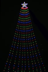 LED Flex wire Waterfall Cascading Star Strand Light -multicolour /blue and white