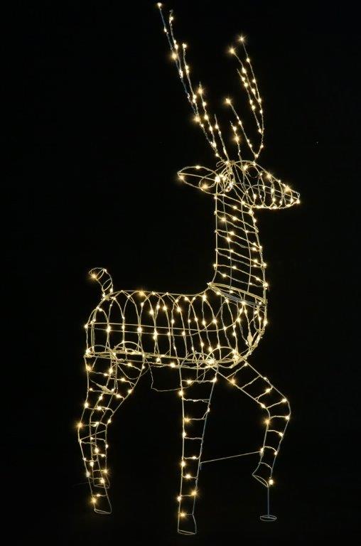 LED Flexi Cable Reindeer Standing