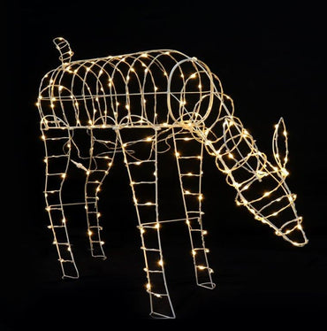 LED Flexi Cable Reindeer Feeding