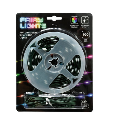 App USB LED Flexi Strip Lights 10m Reel RGB