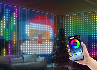 LED APP Lightshow Curtain Lights 2x2m