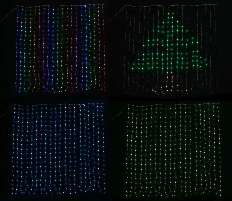 LED APP Lightshow Curtain Lights 2x2m